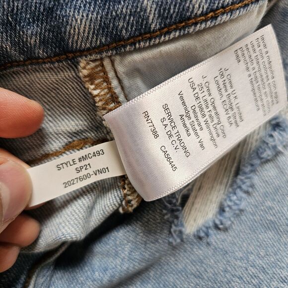 Madewell Women's Size 24T The Perfect Vintage Jeans 27.5 Inseam Distressed Style - Picture 8 of 16